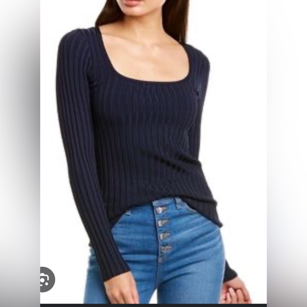 Veronica Beard Clara Pullover In Navy - image 2